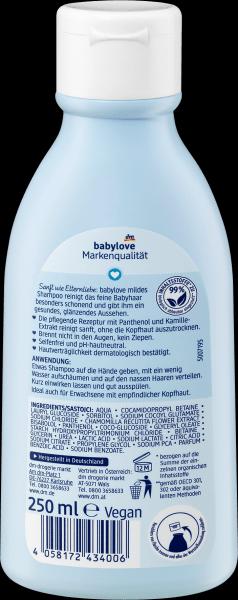 Actual product image dm babylove Mild Shampoo Sensitive
