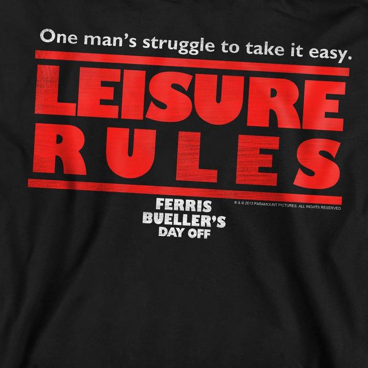 Produktbild Ferris Bueller´s Day Off Ferris Bueller's Day Off Leisure Rules Sweatshirt (L)