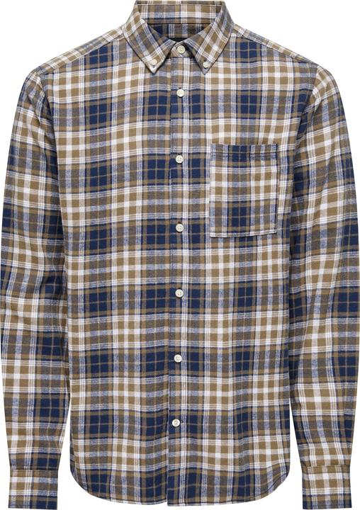 Only & Sons Onsral Ls Slim Check Shirt (XS)