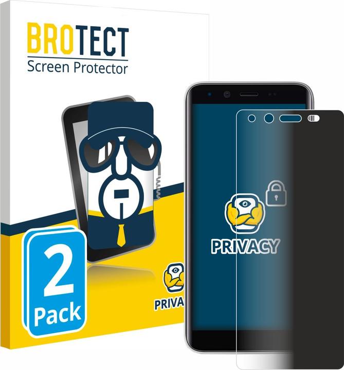 Produktbild BROTECT Sichtschutzfolie Anti-Spy Privacy Folie Blaulicht-Schutz (2 Stück, Emporia Smart 3 Mini)
