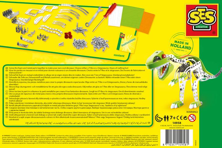 Immagine prodotto Ses Set di costruzioni in metallo Dino