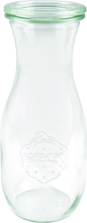 Actual product image Dosen-Zentrale Weck juice bottle 500 ml (High-quality preserving jar with glass lid suitable for liquids) (6 pcs., 0.50 l)