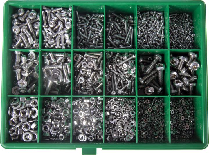 Actual product image Rs Pro Screws assortment (3168 Screws per piece)