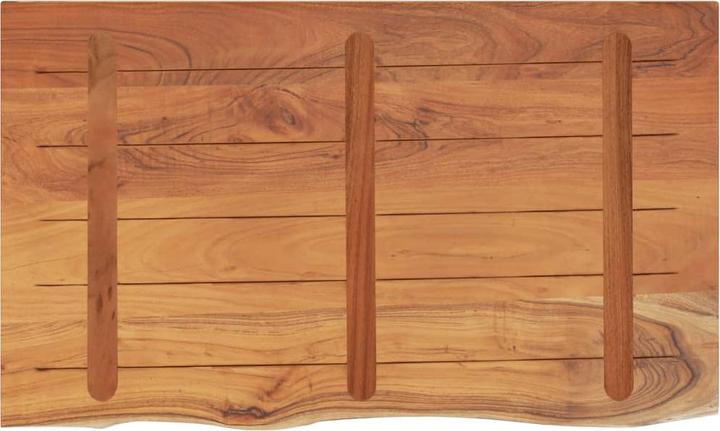 Immagine prodotto VidaXL Piano del tavolo rettangolare con bordo ad albero Piano del mobile in legno massiccio di acacia