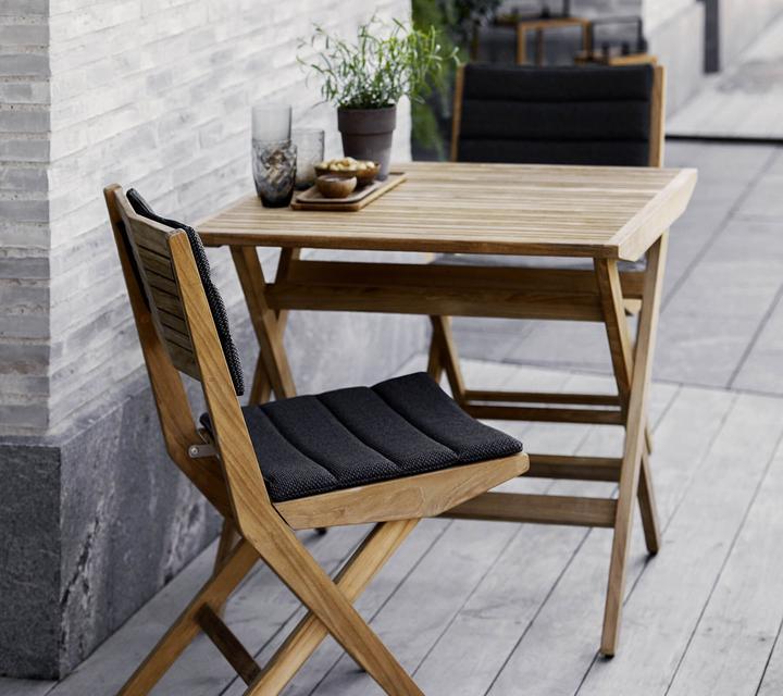 Image du produit Cane-line Flip Coussin assise-dossier pour Chaise de jardin / Fauteuil de jardin pliant (58 x 47 cm)