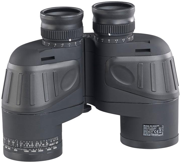 Produktbild Zavarius Marine-Fernglas mit Kompass & Entfernungsmesser (7 x, 50 mm)