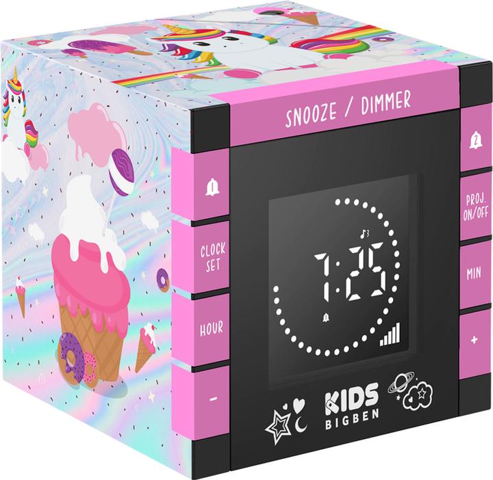 Actual product image Bigben Kids Alarm Clock R70 Unicorn 3 (w. projector)