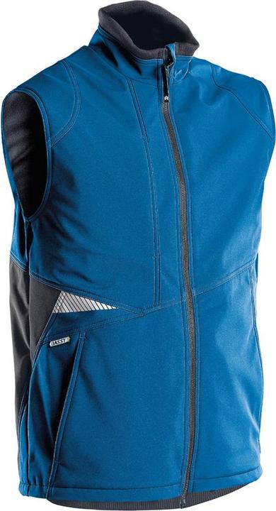 Produktbild Dassy Softshell-Weste Fusion azurblau/anthrazitgrau Gr. 2XL (XXL)
