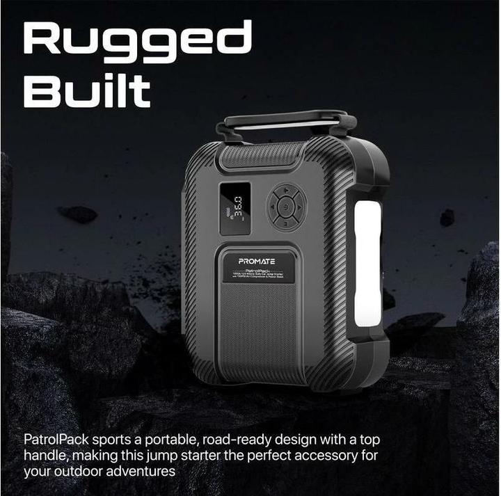 Produktbild ProMate PatrolPack Hochleistungs-Auto-Starthilfe (1200 A, 16000 mAh)