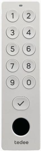 Immagine prodotto Tedee Keypad Pro (Combinazione numerica elettronica, Impronta)