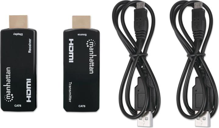 Produktbild Manhattan HDMI zu RJ45 (Micro USB, RJ45, HDMI, 2.70 cm)