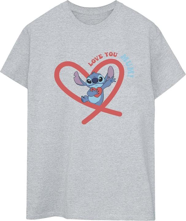 Disney Lilo & Stitch Love You Mum TShirt (L)
