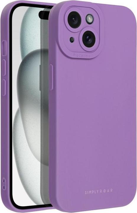 Actual product image Roar Headphone case case LUNA for IPHONE 15 Violet (Apple iPhone 15)