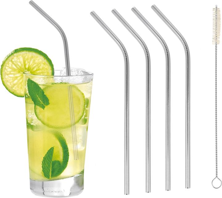 Actual product image Metaltex Drinking straw (6 x)