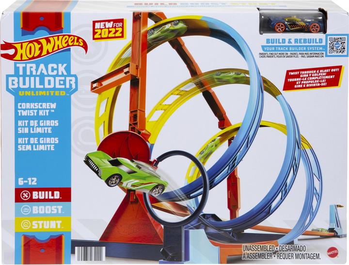 Actual product image Hot Wheels Track Builder Unlimited Corkscrew