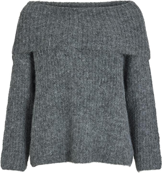 Vila Schulterfreier Strickpullover