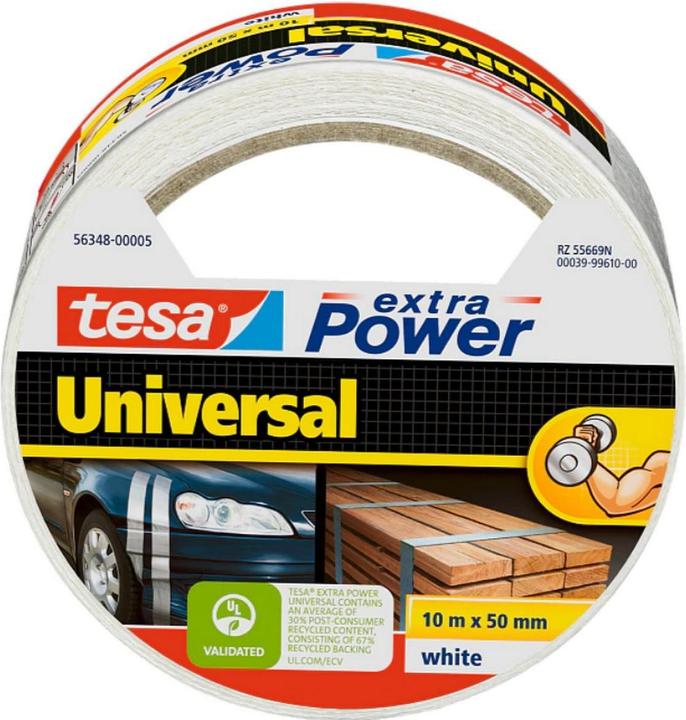 Actual product image tesa Fabric adhesive tape Extra Power W (50 mm)