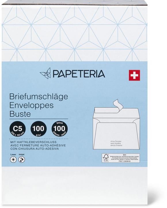 Image du produit Papeteria C5 (C5, 100 x)