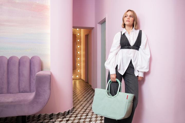 Produktbild reisenthel loopshopper L frame cord mint