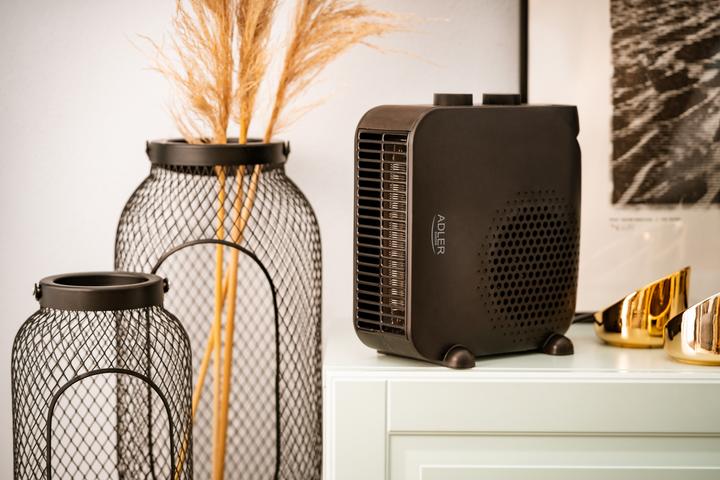 Produktbild Adler Heater AD 7725b Fan heater, 2000 W, Number of power levels 2, Juodas (2000 W)