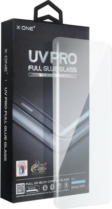Actual product image Partner Telecom Protective glass X-One UV PRO Tempered Glass X-ONE - for Samsung Galaxy S20 Plus (case friendly) (1 Piece, Samsung Galaxy S20+)