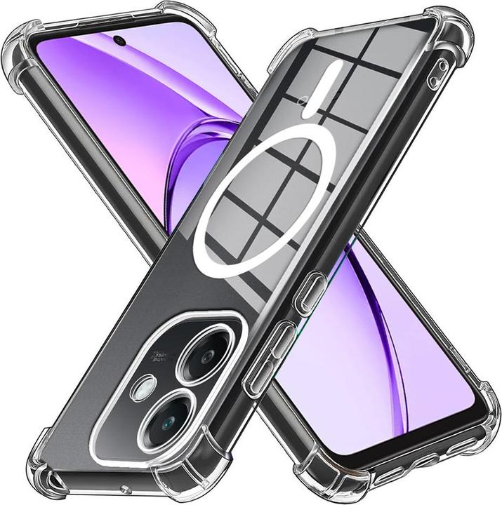 Immagine prodotto Techsuit - Shockproof Clear Silicone MagSafe - Oppo A40 4G - Clear (Oppo A40)