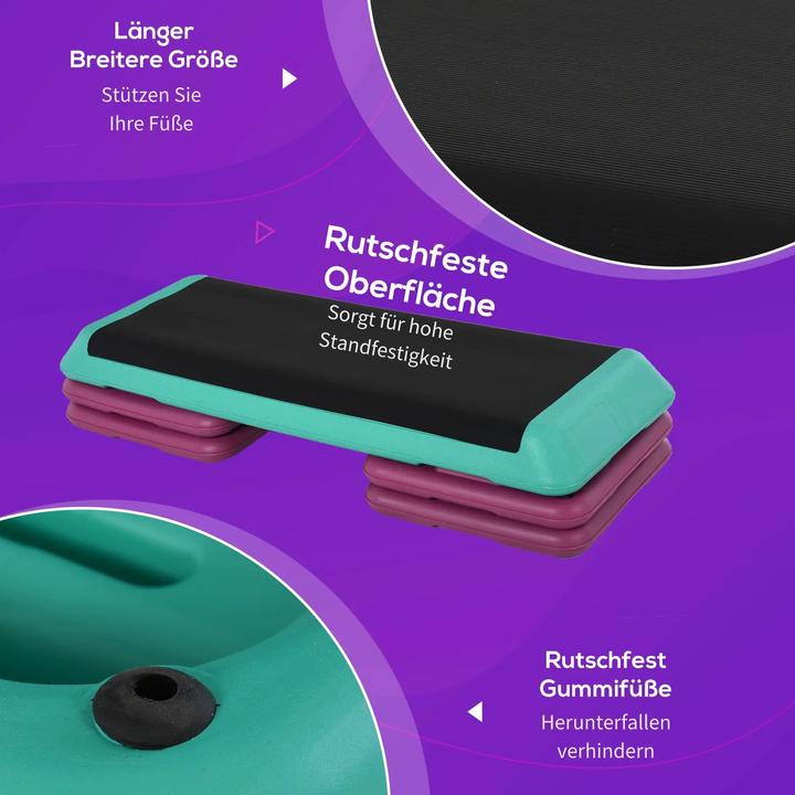 Actual product image Homcom Professional aerobic stepper
