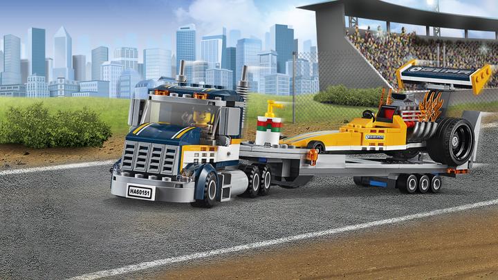 Actual product image LEGO City Dragster Transporter (60151, LEGO City)