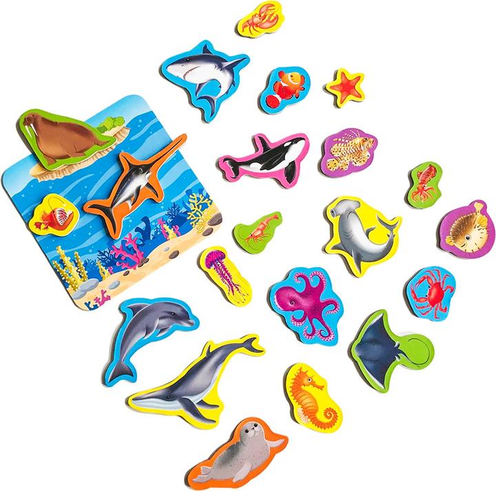 Actual product image Play magnets sea creatures (English)