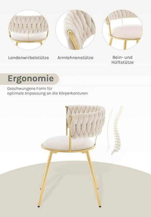 Actual product image Woltu Esszimmerstuhl