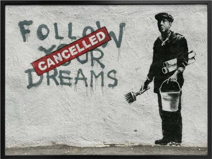 Actual product image Trenddeko Follow your dreams (80 x 60 cm)