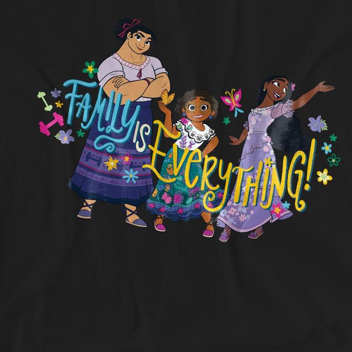Actual product image Universal Textiles Unisex Adult Family Is Everything Mirabel Isabela Luisa T-Shirt (L)