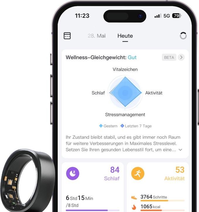 Image du produit RingConn Smart Ring (Gen1) (11, Or pâle)