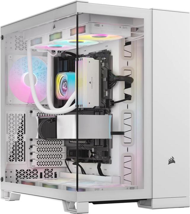 Actual product image Corsair Case iCUE 6500X RGB Midi TG white (ATX, Mini-ITX, mATX)