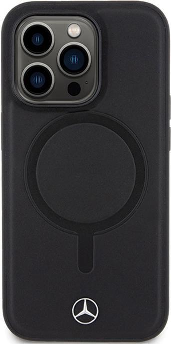 Produktbild Mercedes MEHMP14L23RCMK iPhone 14 Pro 6.1" czarny/black hardcase Smooth Leather MagSafe (Apple iPhone 14 Pro)