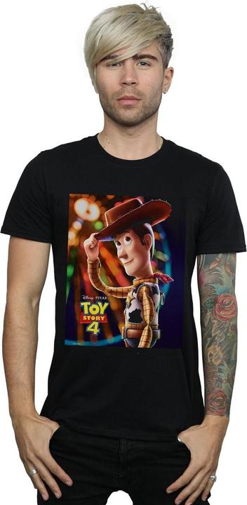 Immagine prodotto Disney Toy Story 4 Woody Poster Maglietta Uomo (M)