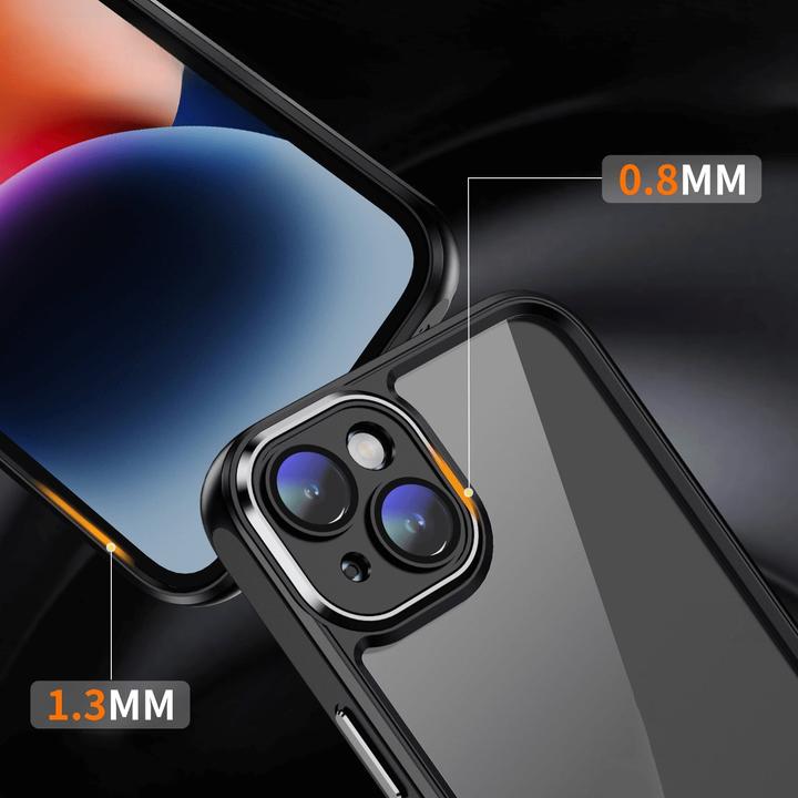 Immagine prodotto Cover-Discount iPhone 15 Plus - Custodia con protezione per fotocamera nera (Apple iPhone 15 Plus)