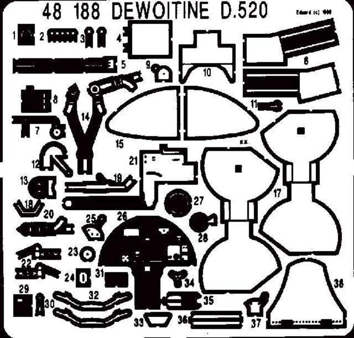 Immagine prodotto Eduard Dewoitine D-520