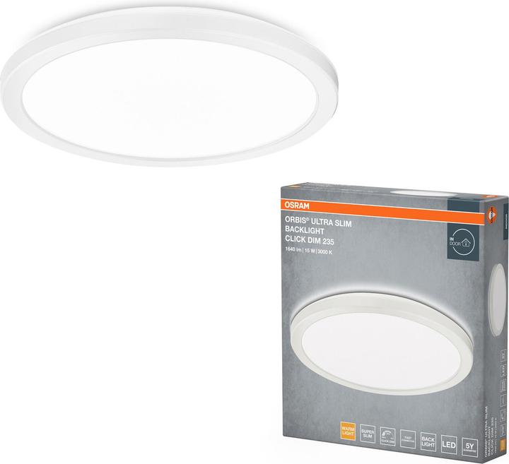 Actual product image Osram ORBIS ULTRA SLIM CLICK DIM Click-Dim 235mm White15W (1100 lm)