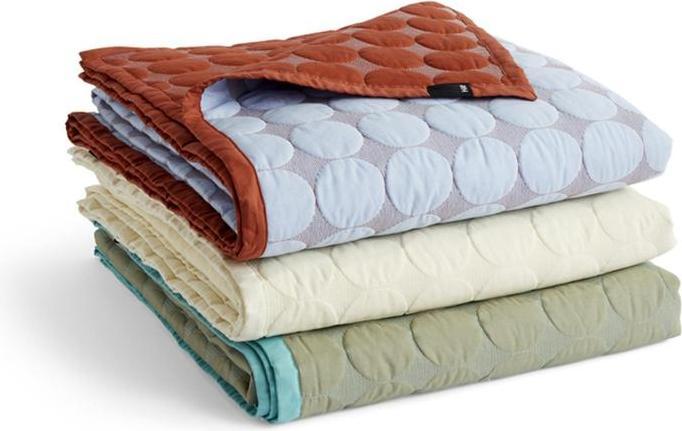 Actual product image HAY Mega Dot Bedspread W260 x L260 - Dark Grey (Duvet cover, 260 x 260 cm)
