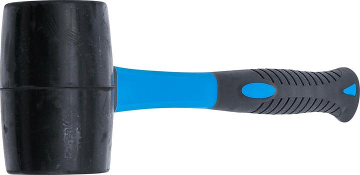 Produktbild BGS Gummihammer | Fiberglasstiel | schwarzer Kopf | Ø 60 mm | 500 g (700 g)