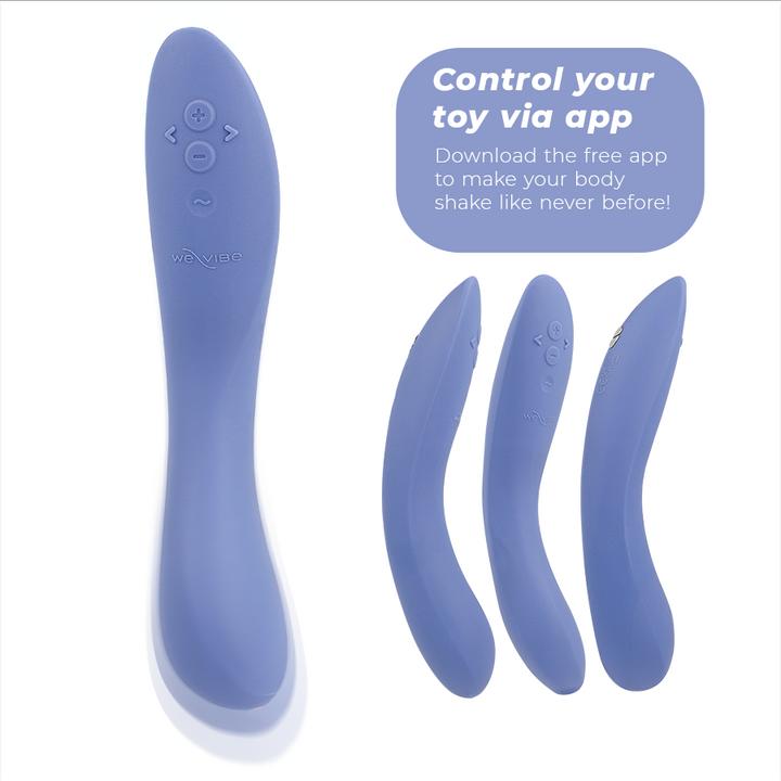 Actual product image We-Vibe Rave 2 G-Spot Vibrator Blue