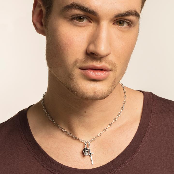 Produktbild Thomas Sabo Charm-Anhänger Totenkopf Pavé (Silber)