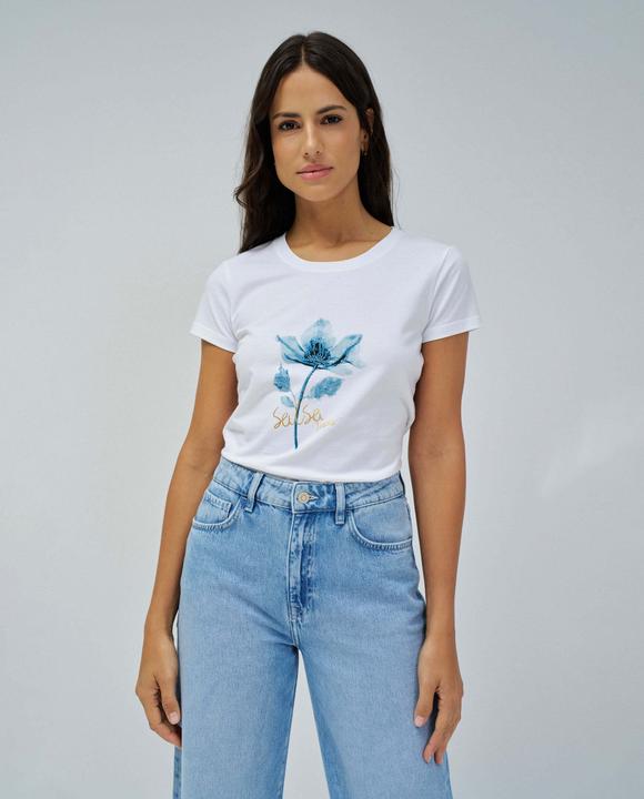 Produktbild Salsa Jeans T-Shirt Graphic Flower Print T-Shirt (M)