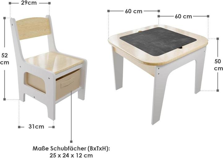Actual product image Juskys Kindersitzgruppe Milou (Child seating group)