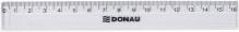 Produktbild Donau Lineal 16cm, hängetasche, klar (175 mm)