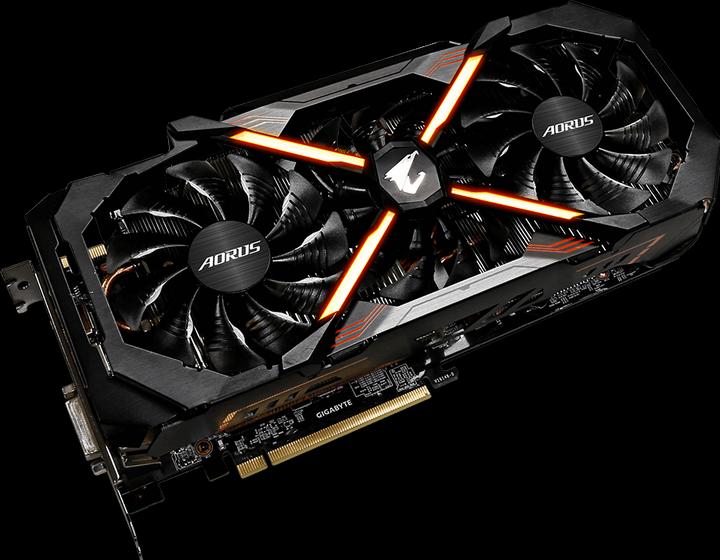 Image du produit Gigabyte GeForce GTX 1080 Ti Aorus (11 Go)