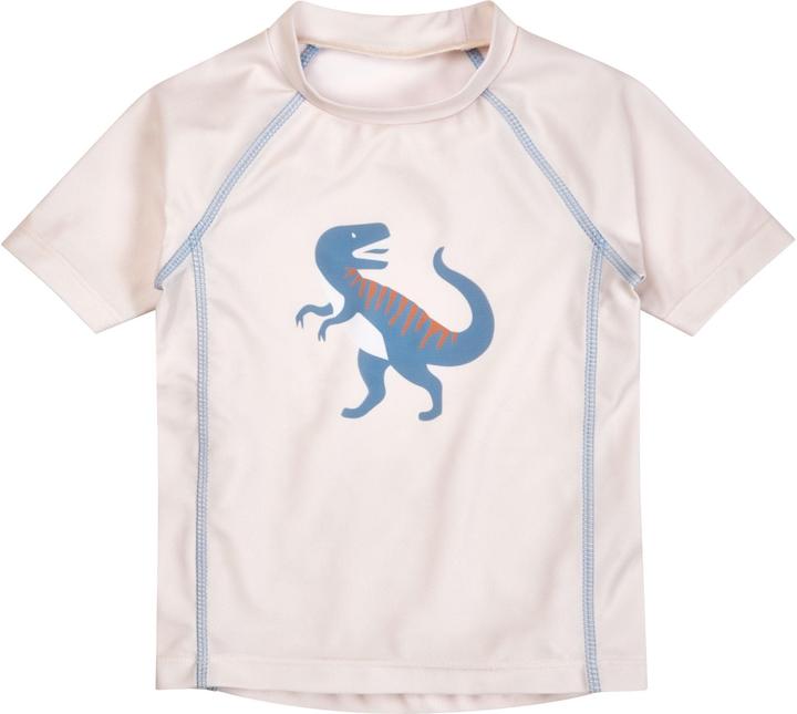 Actual product image Playshoes UV shirt short sleeve Dino Ecru size 110/116 (110)