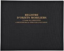 Image du produit Exacompta Registre "Objets mobiliers pour les garagistes".