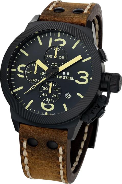 Immagine prodotto TW-Steel CS107 Orologio da uomo con cronografo Canteen 45mm 10ATM (Cronografo, 45 mm)